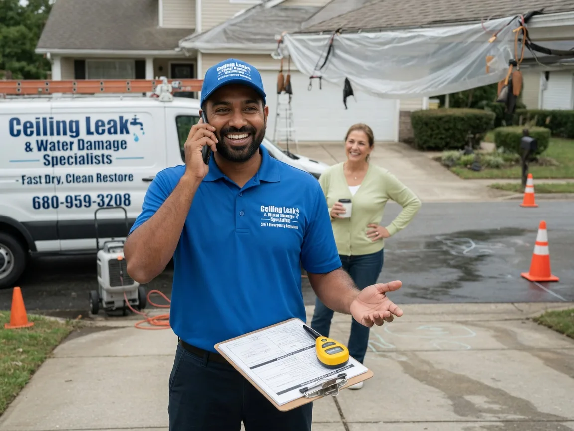 Ceiling Leak Cleanup Hindsville, AR FAQs